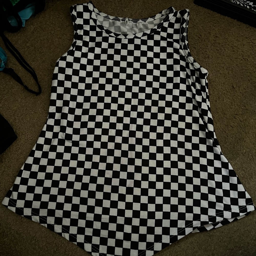 90’s Checkerboard Women’s Top